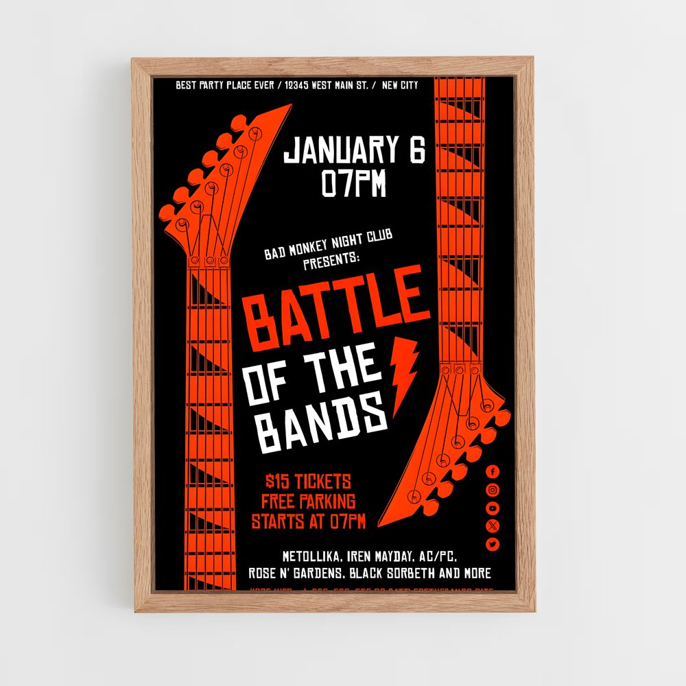 Poster Soundwave Battle – affiche Compétitions de gymnastique (vue 4)